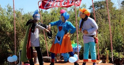 La Nación / Con teatro móvil llegan hasta las comunidades para concienciar sobre lavado de manos