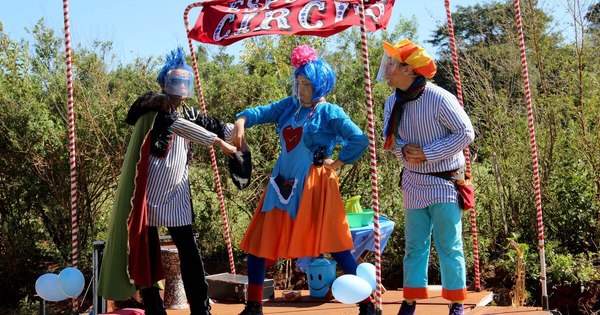 La Nación / Con teatro móvil llegan hasta las comunidades para concienciar sobre lavado de manos