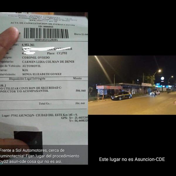 MULTAN POR NO USO DE CINTURÓN EN OVIEDO