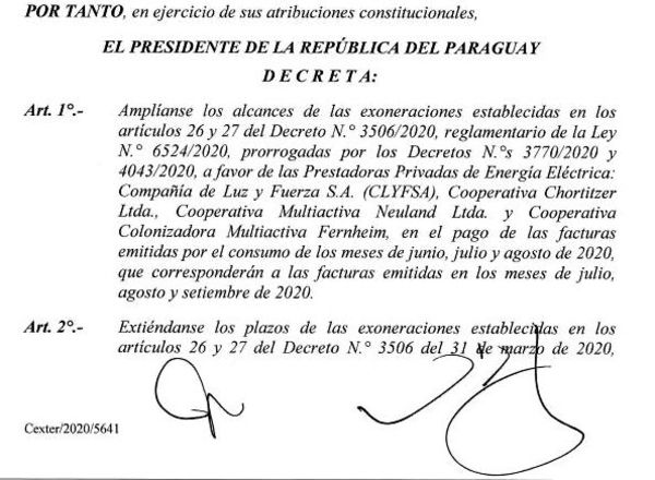 Celebran inclusión de prestadores privados de ANDE en subsidio - Nacionales - ABC Color