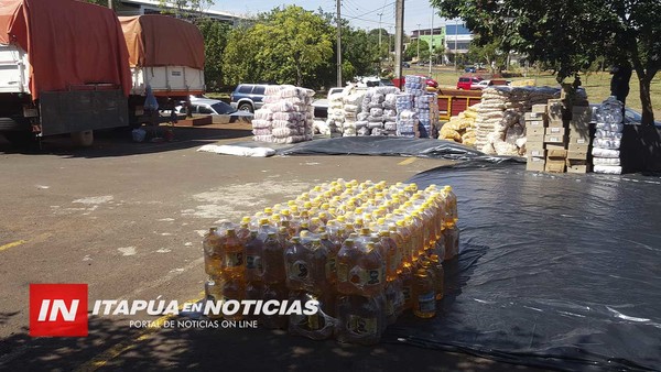 ENTREGAN VÍVERES A 200 TRABAJADORES DE LA PLACITA