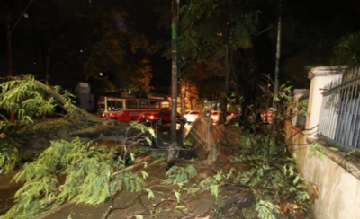 HOY / Tormenta deja inactivos 102 alimentadores en Asunción y área metropolitana
