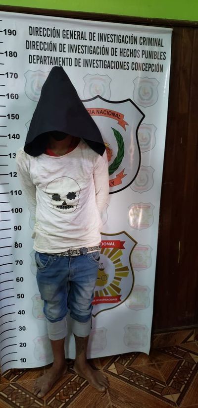 Detienen a presunto asesino de un joven en Concepción - Nacionales - ABC Color
