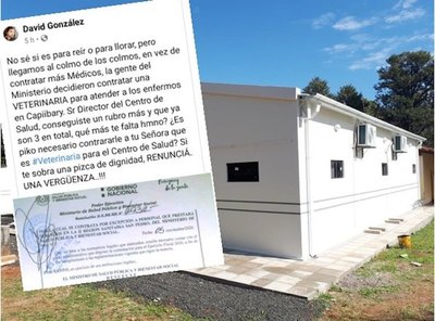 Crónica / ¿Una veterinaria para atender a la gente?