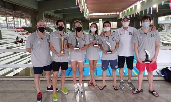 Sobresaliente participación de los atletas del Olimpia en el Torneo Nacional de Natación