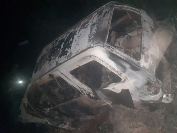 Investigan intento de robo e incendio de vehículo en Minga Porã
