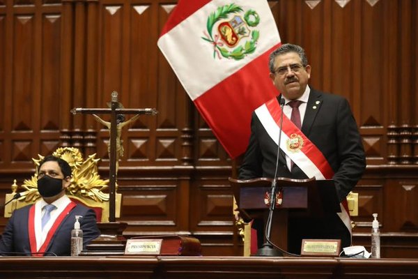 Crisis en Perú: el Congreso se reúne para discutir la posible salida del nuevo presidente, Manuel Merino » Ñanduti