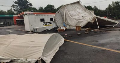 La Nación / No toman muestras de COVID-19 en puesto de la Caminera a causa de la tormenta