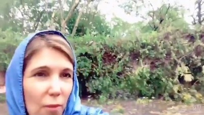 Sannie López relata cómo se salvó de ser aplastada por un árbol