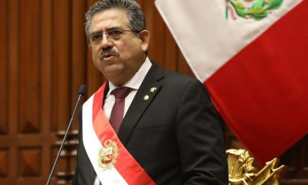 Crisis en Perú: Manuel Merino presenta su renuncia irrevocable a la presidencia
