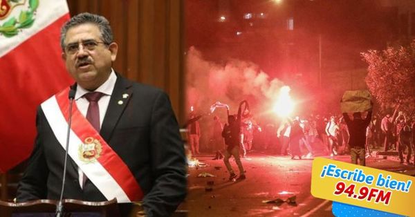 Renunció el presidente de Perú Manuel Merino: “Convoco a la unidad y a la paz”