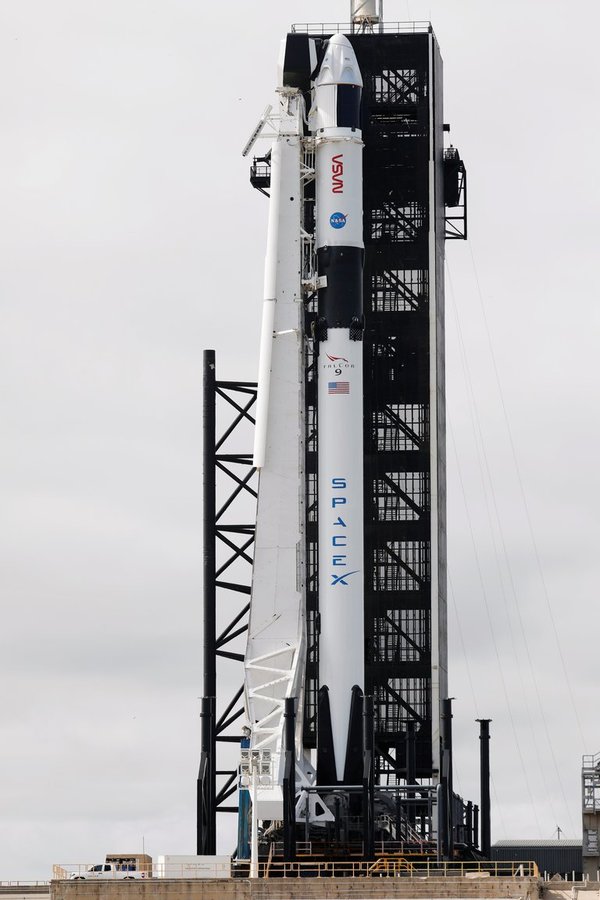 Todo listo para histórica misión tripulada de la NASA y SpaceX a la Estación Espacial Internacional » Ñanduti