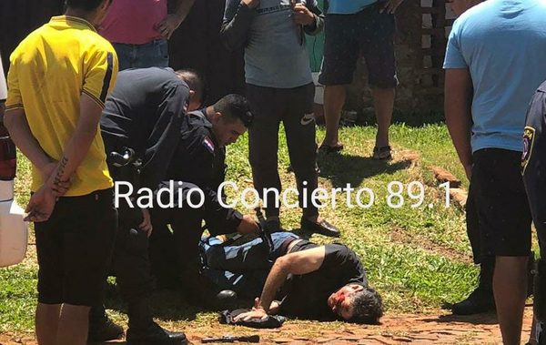 Policía balea en el rostro a malviviente