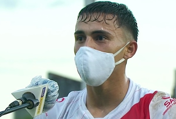 Ramón Sosa, la figura del partido entre Sol de América y River