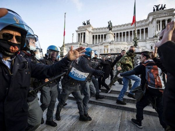 Marchas en Europa contra restricciones pueden durar meses