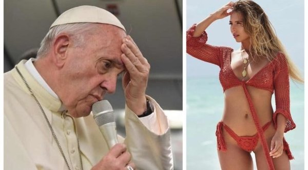 Crónica / Modelo pureó por ¿“me gusta” papal?