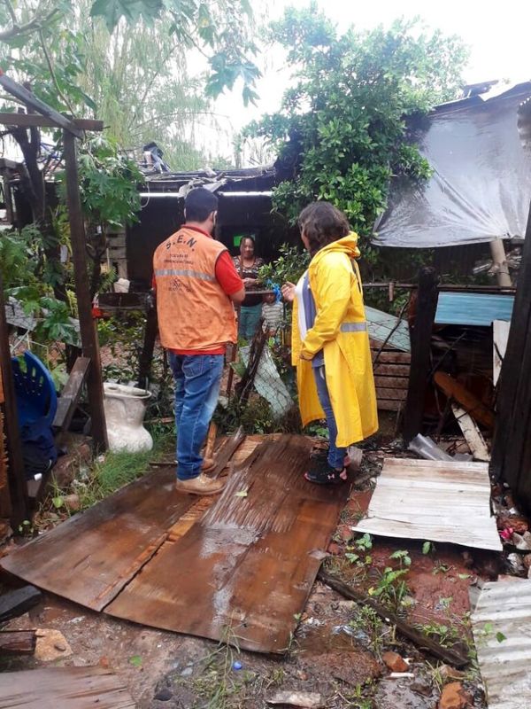 Comuna capitalina ya asistió al 70% de las familias afectadas