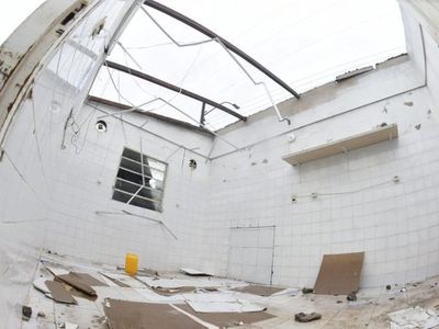Temporal afectó el pabellón de contingencia del Hospital de Limpio