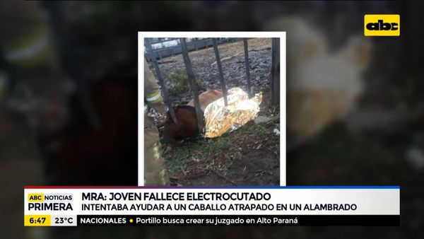 Joven fallece electrocutado en Mariano Roque Alonso - ABC Noticias - ABC Color