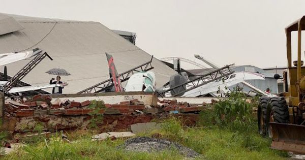 Pérdidas de US$ 3.000.000 como mínimo por aviones destruidos durante temporal