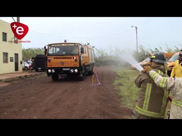 CBVP DE SAN JUAN DEL PNÁ PRESENTA CARRO HIDRANTE LLEGADO DESDE FRANCIA