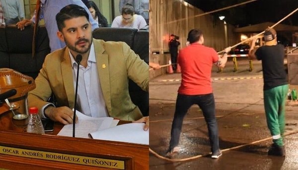 Nenecho levanta troncos en las calles y le dicen: "Respirá por tu nariz" - Teleshow