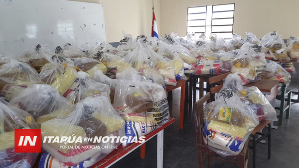 ÚLTIMA ENTREGA DE KITS DE VÍVERES DEL ALMUERZO EN 130 ESCUELAS DE ITAPÚA.