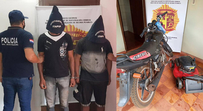 DOS DETENIDOS POR UN CORTACÉSPED HURTADO EN HOHENAU.