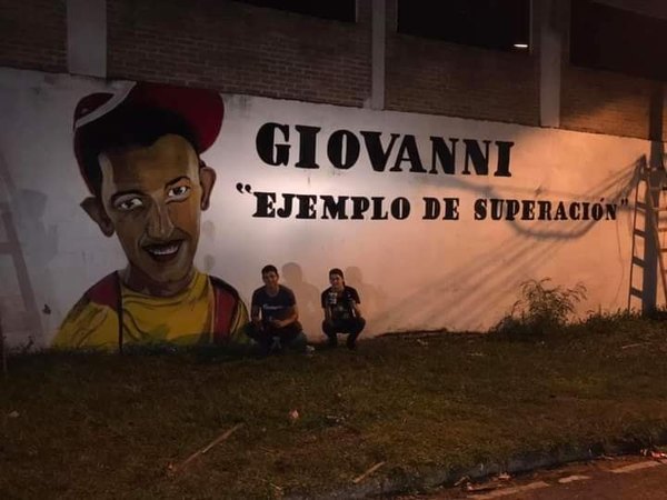 Crónica / ÁNGEL DE ITEÑOS Para recordar a “Gio” le pintaron un mural