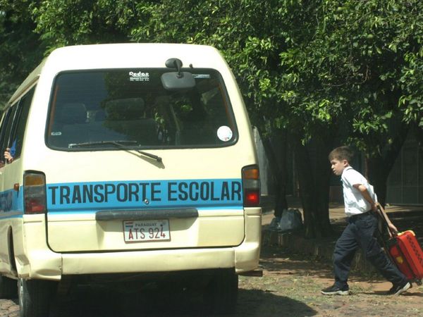 Transporte escolar: Calculan que hay 8.000 afectados en el rubro