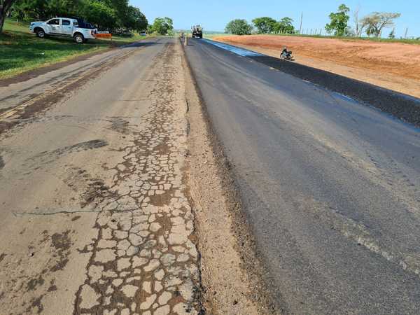 Prosigue mejoramiento de la ruta Concepción-Yby Yaú