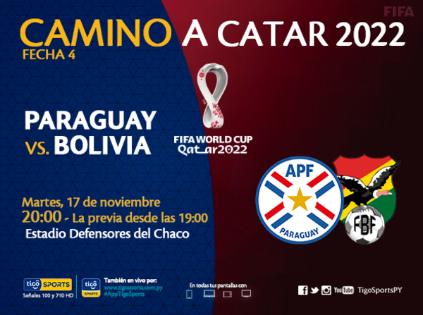 Paraguay va por la victoria ante Bolivia