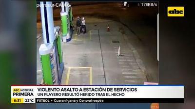 Violento asalto a una estación de servicios - ABC Noticias - ABC Color