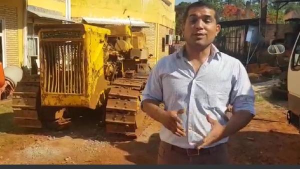 Godoy no remite informe sobre topadora