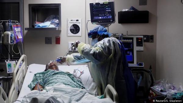 Covid-19: EE.UU superó por primera vez los 70.000 pacientes internados - El Trueno