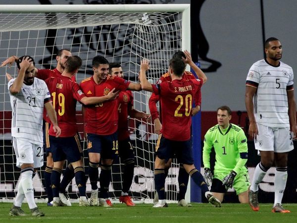 Goleada histórica de España frente a Alemania