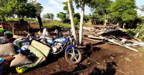 Desalojan a unas 30 familias indígenas en Pedro Juan Caballero - Nacionales - ABC Color