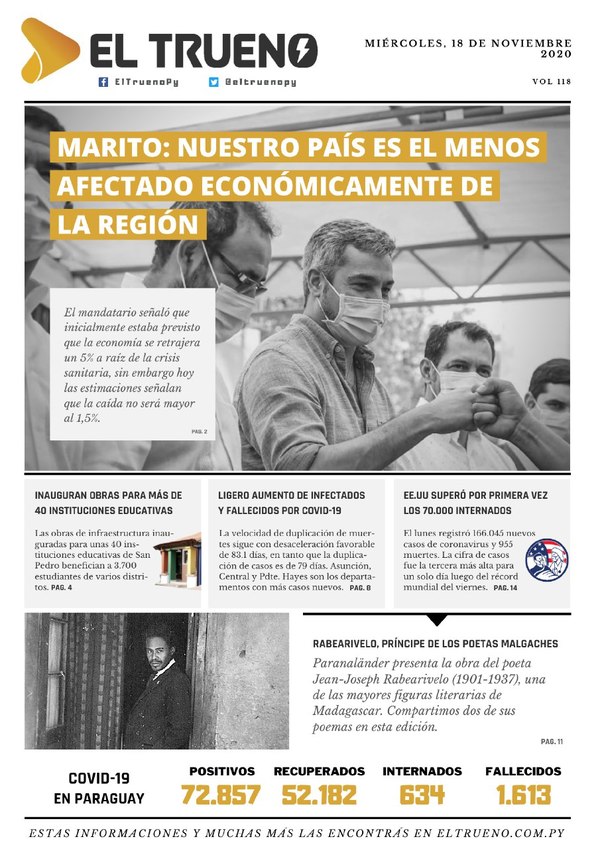 E-paper 18 de Noviembre 2020 - El Trueno