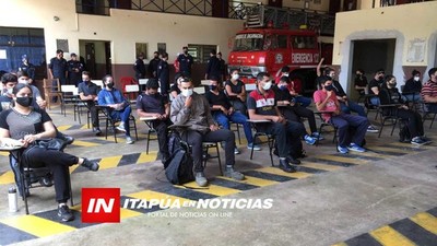 INICIA FORMACIÓN PARA FUTUROS BOMBEROS.