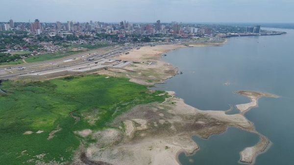 Nivel del río Paraguay se mantiene muy por debajo de lo normal pese a lluvias