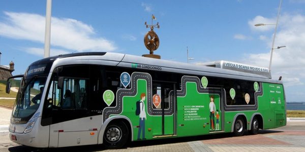 Itaipu PRUEBA colectivo movido a BIOMETANO en FOZ.. y en CDE ?