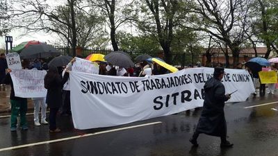 Comenzó huelga de funcionarios del Hospital de Clínicas