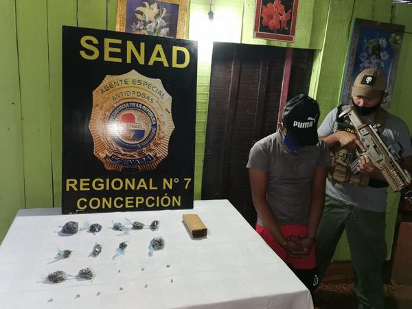 Concepción: Menor cae con crack y marihuana