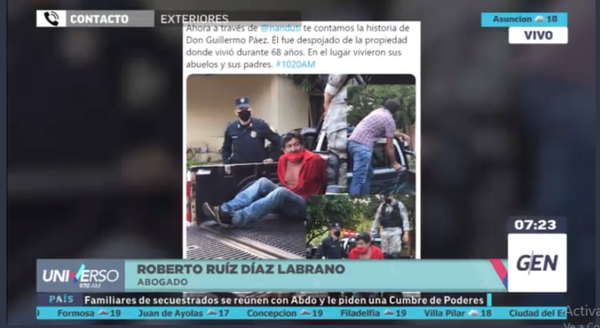HOY / Abogado Roberto Ruíz Díaz Labrano, sobre el caso de don Guillermo Páez