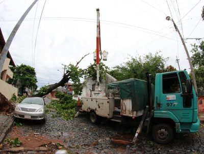 El 99,9% del servicio eléctrico fue repuesto, según director de la ANDE · Radio Monumental 1080 AM