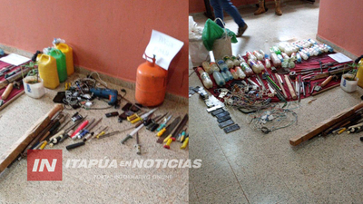 PRIMERAS IMÁGENES DE LA REQUISA EN EL PENAL DE ITAPÚA
