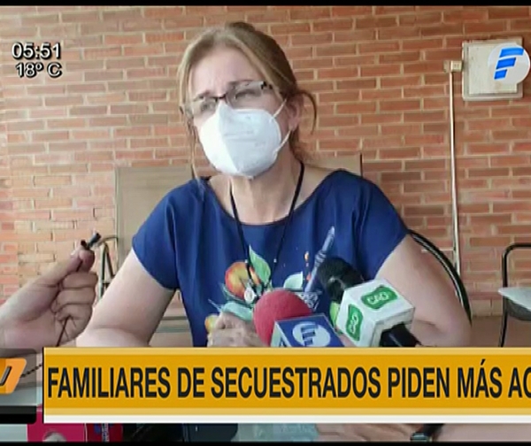 Familiares de secuestrados exigen mayor acción del Gobierno para #QueVuelvanLosTres