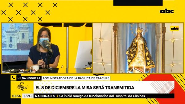 La Basílica de Caacupé se prepara para un 8 de diciembre diferente - ABC Noticias - ABC Color