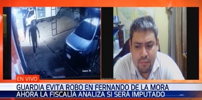 Guardia que baleó a asaltante cayó en contradicciones, según fiscal