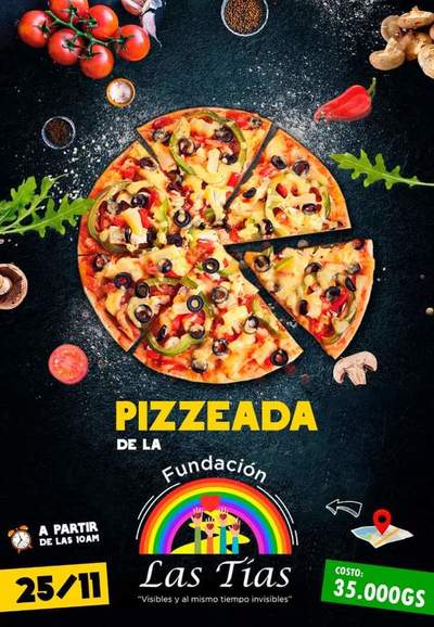 Hogar Las Tías organiza pizzeada para recaudar fondos